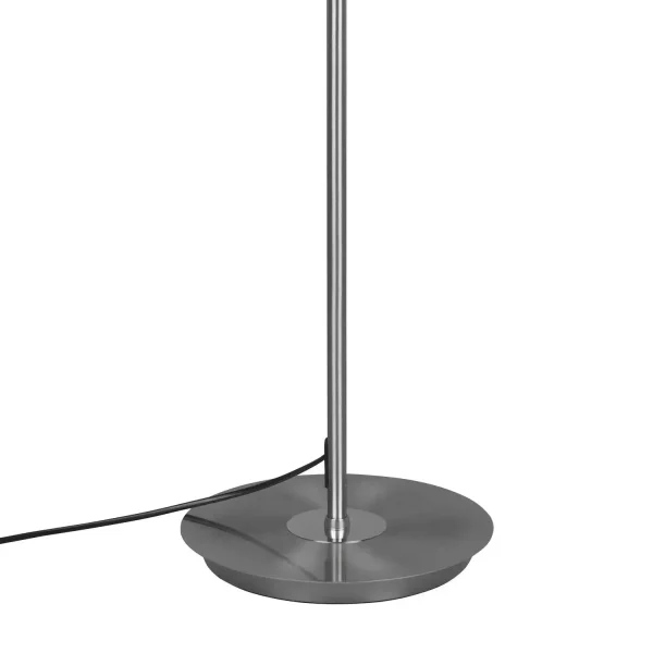 LÁMPARA DE PIE LED 12W REGULABLE NÍQUEL MATE EDEN