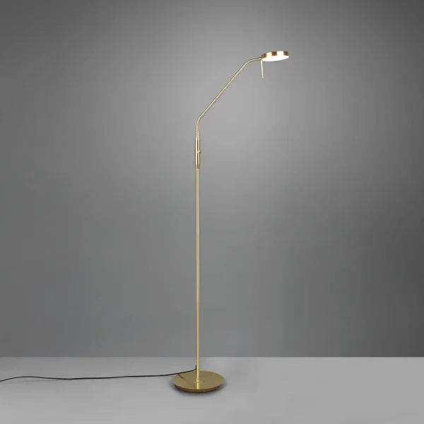 LÁMPARA DE PIE LED 12W REGULABLE BRONCE MATE EDEN