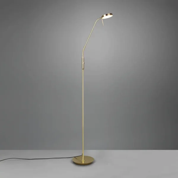 LÁMPARA DE PIE LED 12W REGULABLE BRONCE MATE EDEN