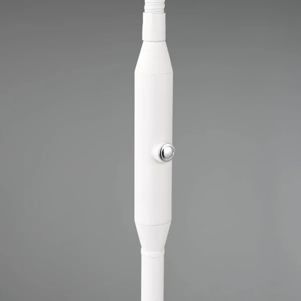 LÁMPARA DE PIE LED 12W REGULABLE ESTERA BLANCA EDEN