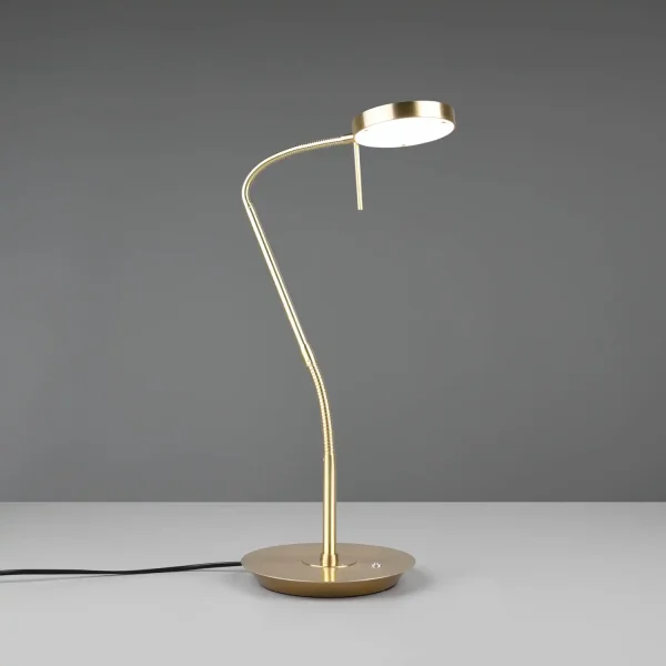 LÁMPARA DE MESA LED 12W REGULABLE BRONCE MATE EDEN