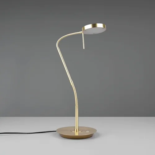 LÁMPARA DE MESA LED 12W REGULABLE BRONCE MATE EDEN