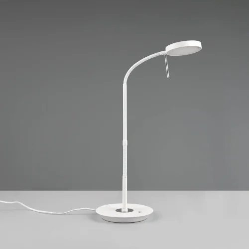 LÁMPARA DE MESA LED 12W REGULABLE ESTERA BLANCA EDEN