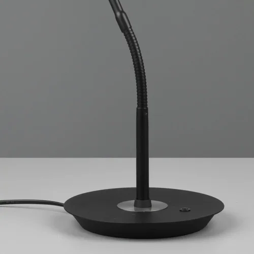 LÁMPARA DE MESA LED 12W REGULABLE ESTERA NEGRA EDEN