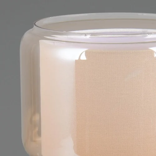 LÁMPARA DE MESA EN VIDRIO ÁMBAR ISEN