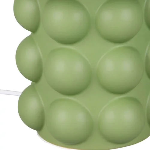 LÁMPARA DE MESA CERÁMICA VERDE 47CM E27 LOREEN