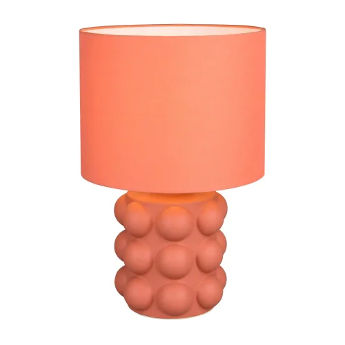 LÁMPARA DE MESA CERÁMICA ALBARICOQUE 47CM E27 LOREEN