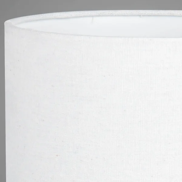 LÁMPARA DE MESA CERÁMICA BLANCA 30CM E14 LOREEN