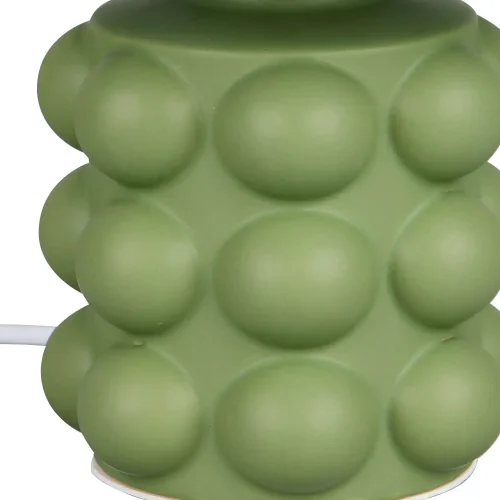 LÁMPARA DE MESA CERÁMICA VERDE 30CM E14 LOREEN