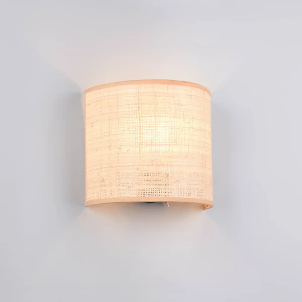 APLIQUE DE PARED PANTALLA EN ALGAS MARINAS E27 TERESA