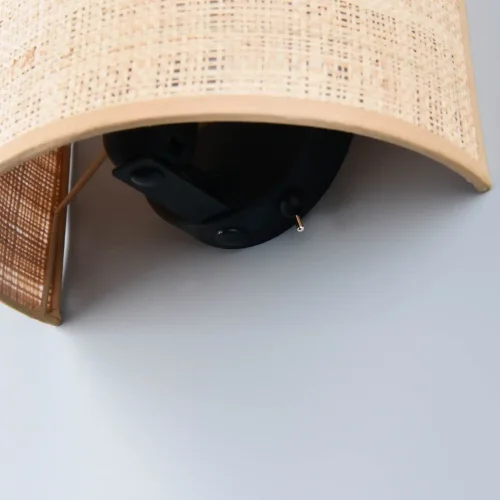 APLIQUE DE PARED PANTALLA EN ALGAS MARINAS E27 TERESA