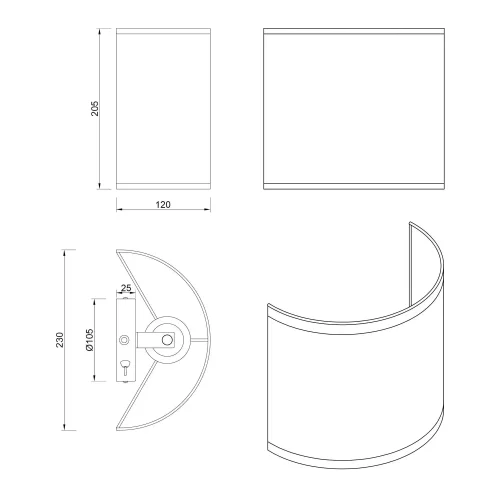 APLIQUE DE PARED PANTALLA EN ALGAS MARINAS E27 TERESA