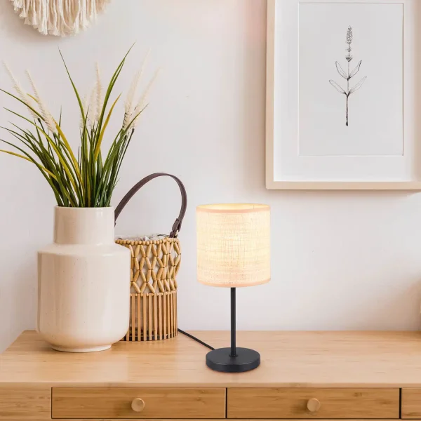 LÁMPARA DE MESA PANTALLA EN ALGAS MARINAS E27 TERESA