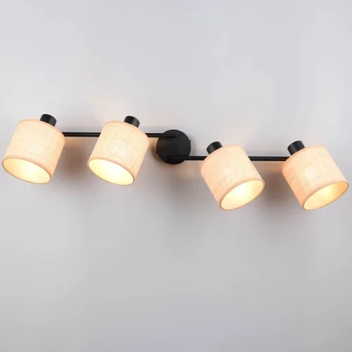 FOCO 4 LUCES PANTALLA EN ALGAS MARINAS E14 TERESA