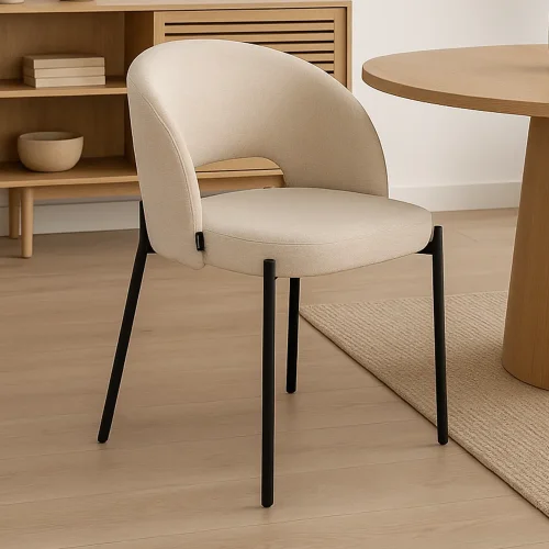 SILLA TAPIZADA ARENA CLOTILDE