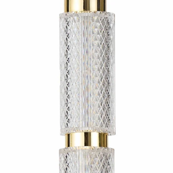 LÁMPARA DE TECHO LED 8W 3000-6500K DORADA AMBARINA