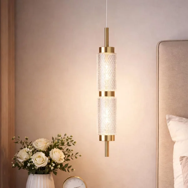 LÁMPARA DE TECHO LED 8W 3000-6500K DORADA AMBARINA