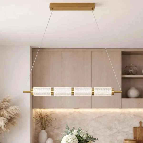 LÁMPARA DE TECHO LED 16W 3000-6500K DORADA AMBARINA