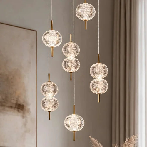 LÁMPARA DE TECHO LED 12W 3000-6500K DORADA AMBARINA