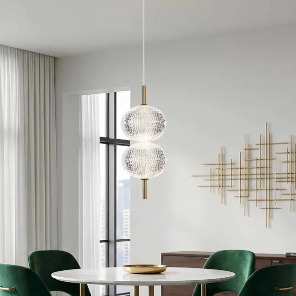 LÁMPARA DE TECHO LED 12W 3000-6500K DORADA AMBARINA