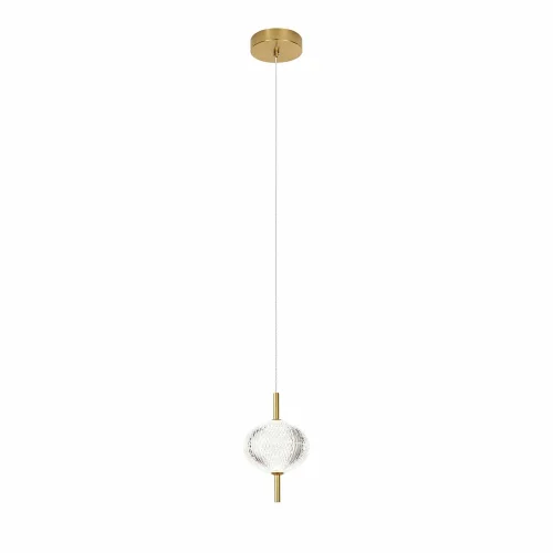 LÁMPARA DE TECHO LED 6W 3000-6500K DORADA AMBARINA