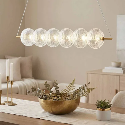 LÁMPARA DE TECHO LED 38W 3000-6500K DORADA AMBARINA