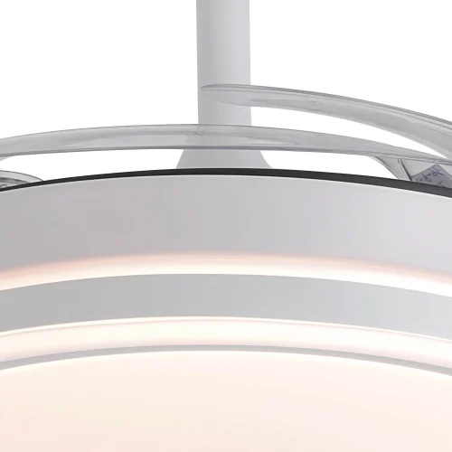 VENTILADOR DE TECHO LED 40W REGULABLE ASPAS RETRÁCTILES BLANCO DARIEL