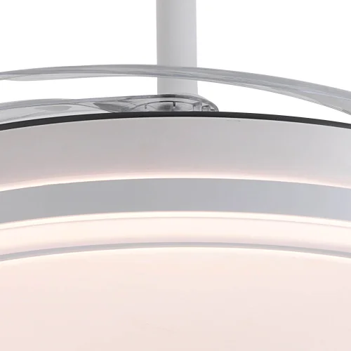 VENTILADOR DE TECHO LED 55W REGULABLE ASPAS RETRÁCTILES BLANCO DARIEL