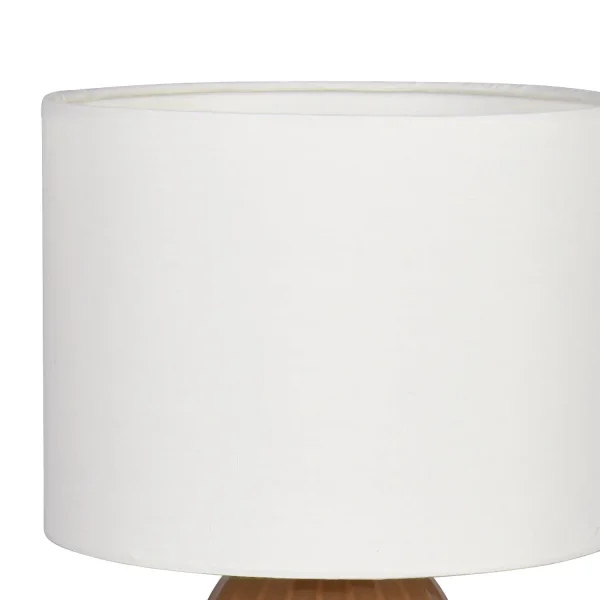 LÁMPARA DE MESA CERÁMICA MOKKA E27 36CM THALEN