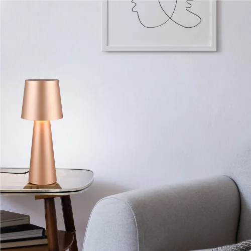 LÁMPARA DE MESA METAL CAFÉ E27 OBELVIA