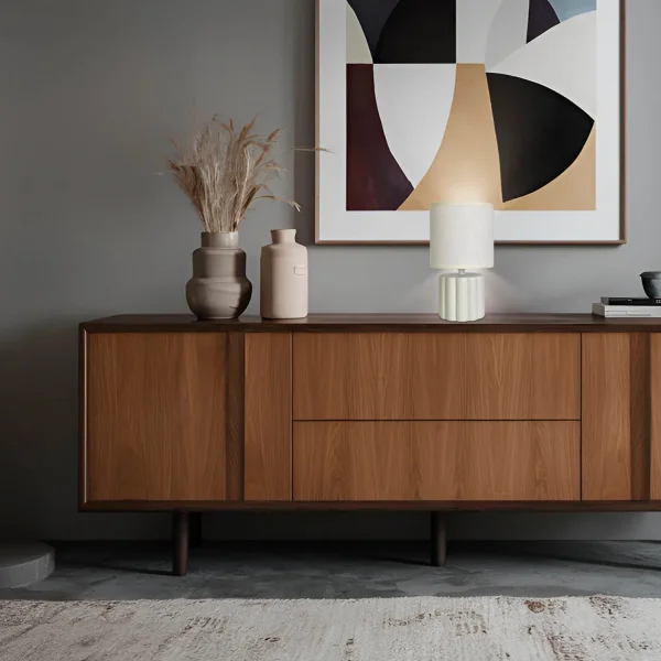 LÁMPARA DE MESA CERÁMICA BLANCA E14 BONNIE