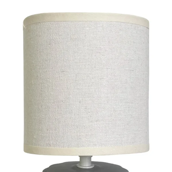 LÁMPARA DE MESA CERÁMICA GRIS E14 BONNIE