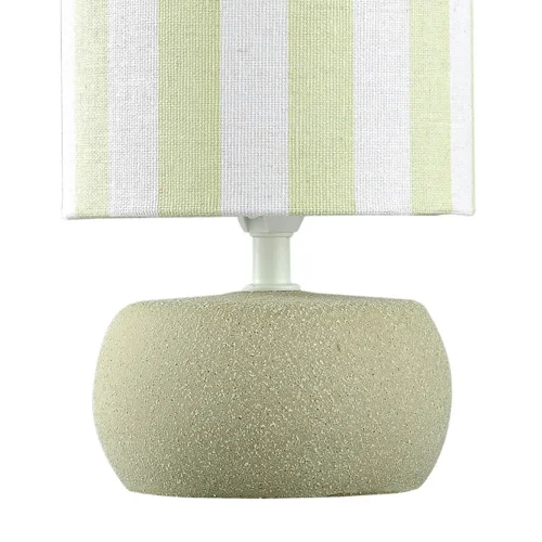 LÁMPARA DE MESA EN CERÁMICA VERDE E14 27CM ZAIRE