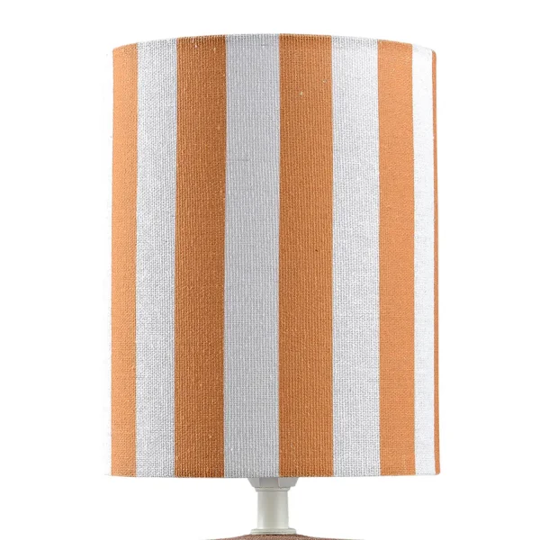 LÁMPARA DE MESA EN CERÁMICA MARRÓN E14 27CM ZAIRE