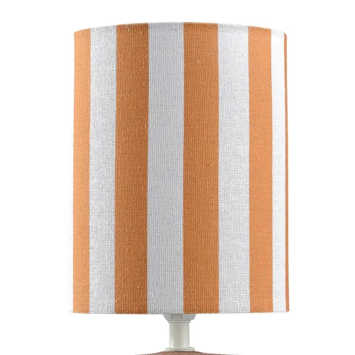 LÁMPARA DE MESA EN CERÁMICA MARRÓN E14 27CM ZAIRE