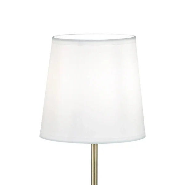 LÁMPARA DE MESA METAL CUERO E14 THARION