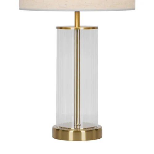 LÁMPARA DE MESA METAL LATÓN E27 50CM NEREYA