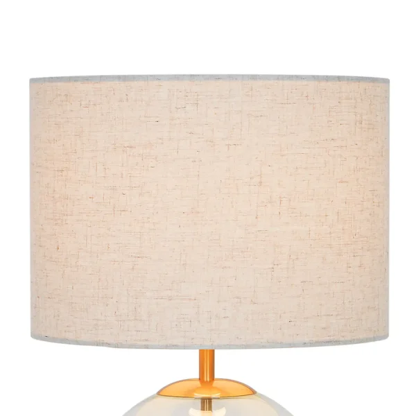 LÁMPARA DE MESA METAL LATÓN E27 45CM MIREL