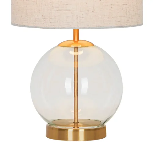 LÁMPARA DE MESA METAL LATÓN E27 45CM MIREL