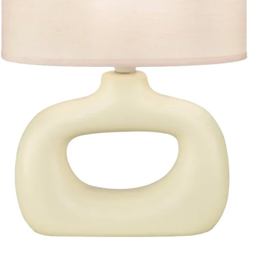LÁMPARA DE MESA CERÁMICA VAINILLA E14 MALDEN