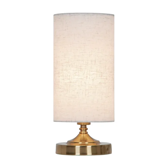 LÁMPARA DE MESA METAL CUERO E14 TRIELLA