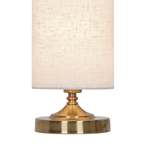 LÁMPARA DE MESA METAL CUERO E14 TRIELLA