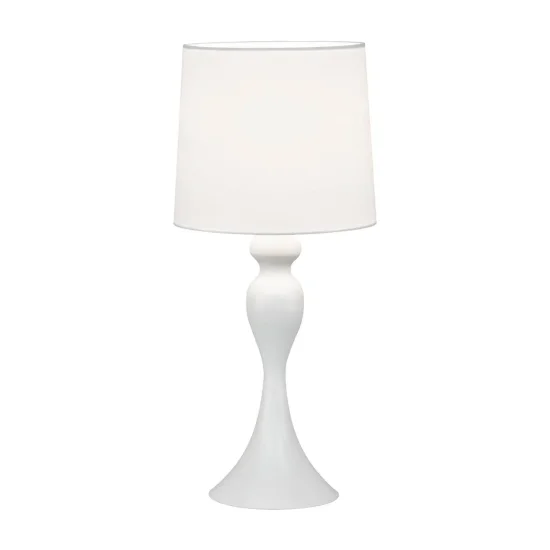 LÁMPARA DE MESA METAL BLANCO E27 ARLISSE