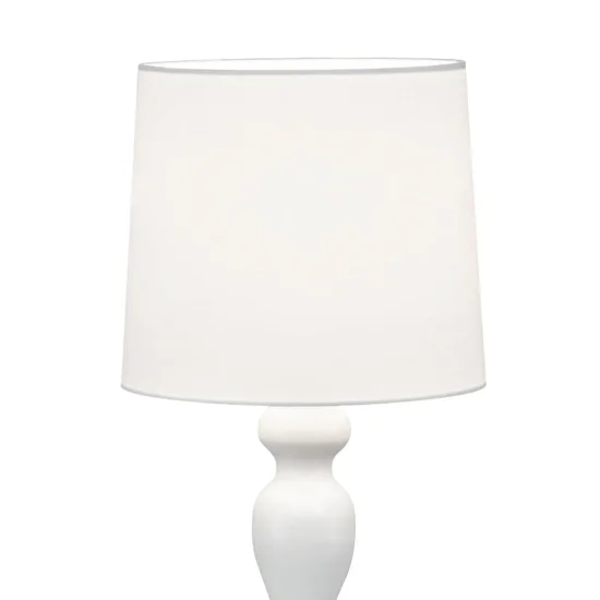 LÁMPARA DE MESA METAL BLANCO E27 ARLISSE 2