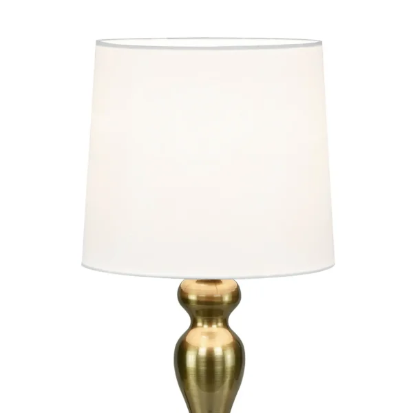 LÁMPARA DE MESA METAL CUERO E27 ARLISSE