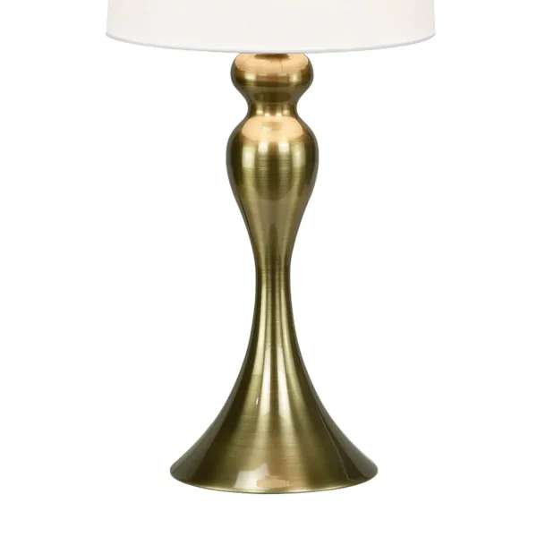 LÁMPARA DE MESA METAL CUERO E27 ARLISSE