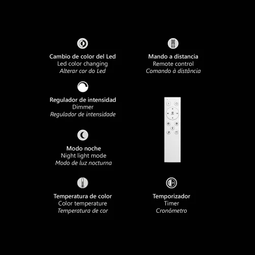 PLAFÓN DE TECHO LED 74W 3000-6000K ONDINE