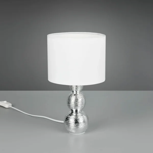 LÁMPARA DE MESA CERÁMICA DORADA E27 MIRIEL