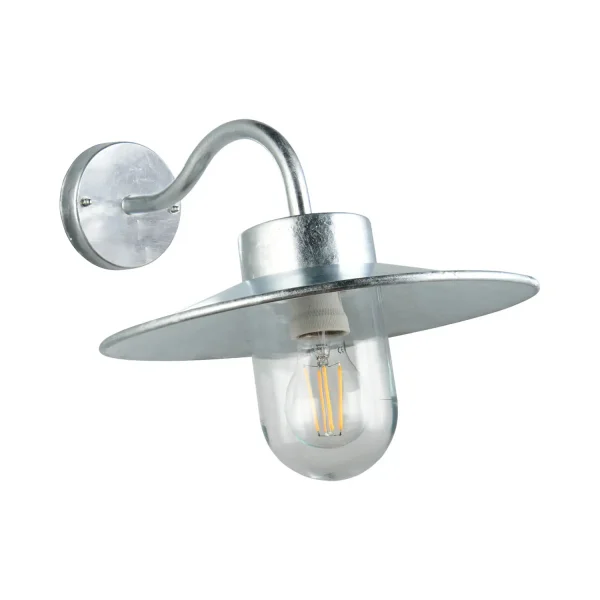 APLIQUE EXTERIOR E27 METAL ZINC IP44 NERINE