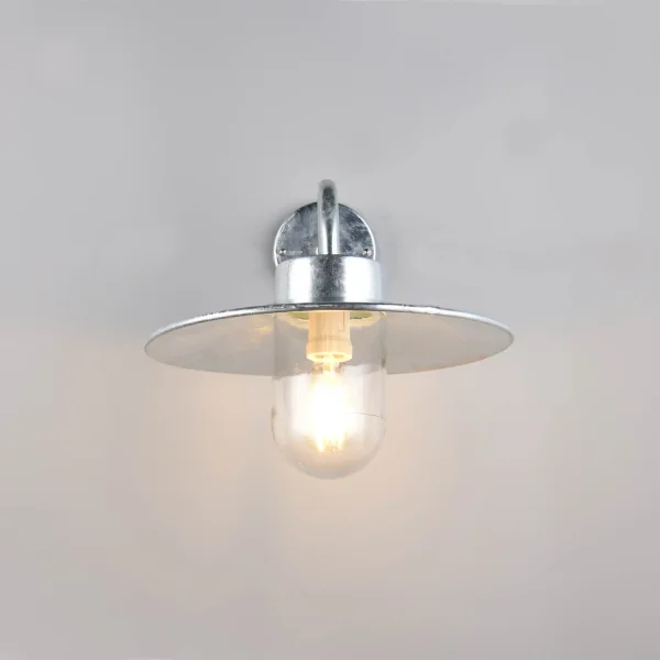 APLIQUE EXTERIOR E27 METAL ZINC IP44 NERINE